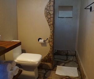 bathroom kikonko lodge lake albert safari lodge